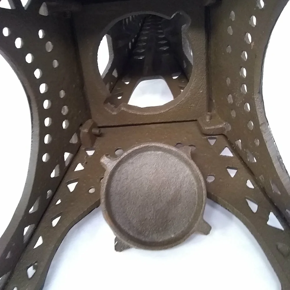 Paris Eiffel Tower Brown Cast Iron Candle Holder 14